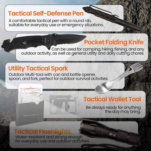 emergency survival kit and first aid kit