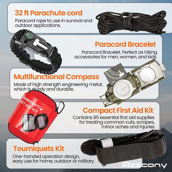 kit para acampar